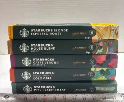 5pk Starbucks nespresso pods exp/06/26