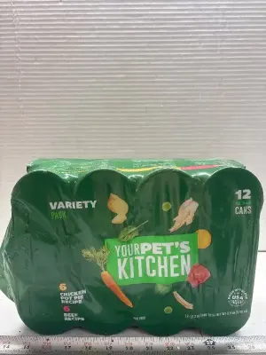 12pk Your pets kitchen wet dog food exp:01/26