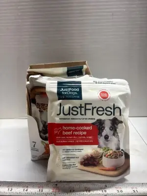 (7) 12oz Just Fresh Wet food exp:03/27