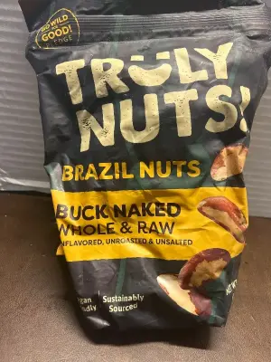 3ct 2 lb bag of raw brazil nuts