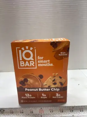 12pk IQ Bar protein bars exp:10/26