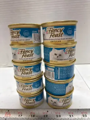 10pk fancy feast cat food exp:08/27