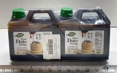 2 bottles of date syrup exp:09/30