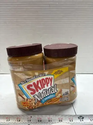 (2) 40oz skippy peanut butter
