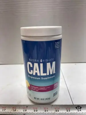 16oz natural vitality calm magnesium supplement exp:08/27