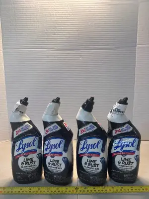 Lysol lime & rust clinging gel one used