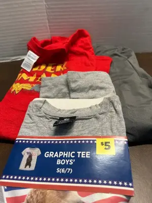 3 size small tshirts