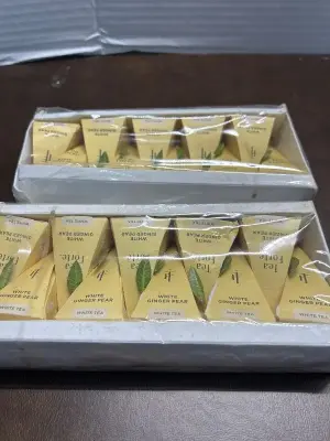 2 10 packs of white ginger pear tea