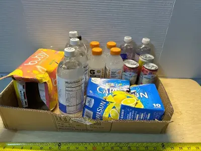 Lot of various drinks