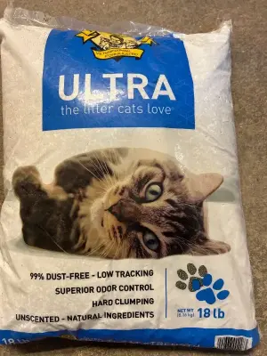 18 lb ultra cat litter