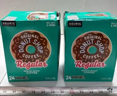 (2) 24ct Donut shop coffee kcups exp:07/27