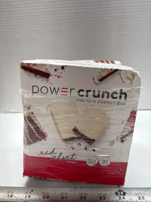 (2) 12ct Red velvet Power crunch bars exp:06/26