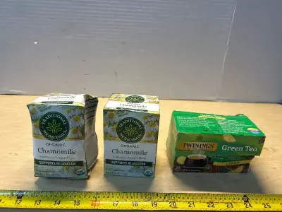 Organic Chamomile and green tea (3ct)