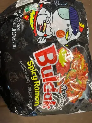 5 pack of original buldak ramen