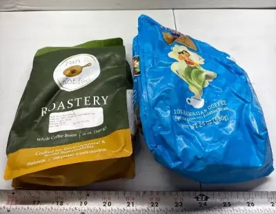 Whole bean and ground coffee exp:02/26