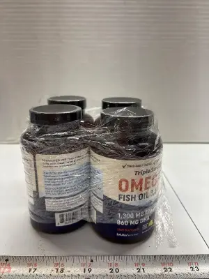 (4) Omego -3 Fish oil 3,600mg exp:08/27