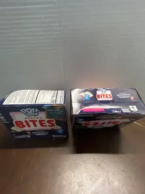 2 boxes of poptart pastry bites
