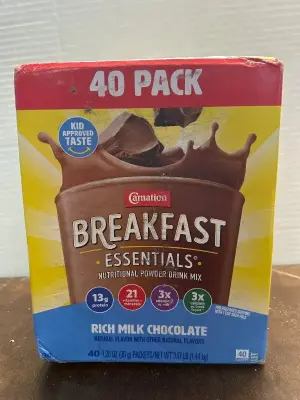 40 pack of breakfast essentials nutritional powder drink mix