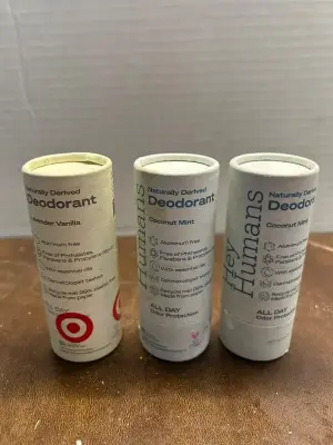 3ct naturally derived deodorant