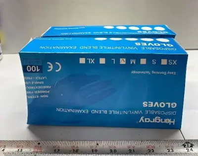200ct Size M vinyl gloves