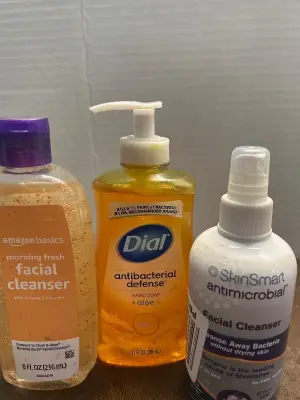 skin care and hand soap