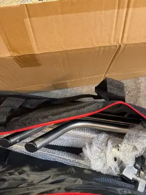 C stand with broom arm