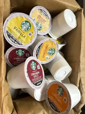 40ct variety Starbucks kcups exp:04/25