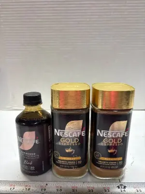2 necafe gold espresso exp:07/27 Necafe concentrate exp:04/26