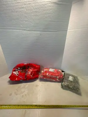 Root beer barrels, smarties & Kit Kats