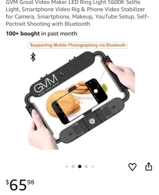 Video maker LED Light