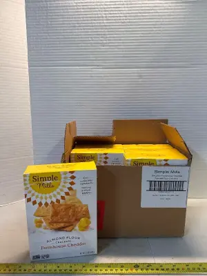 Box of almond flour crackers farmhouse
