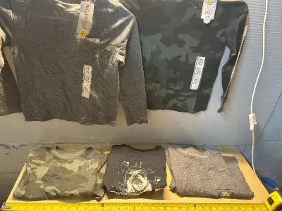 Boys long sleeve shirts (5ct)(XS)