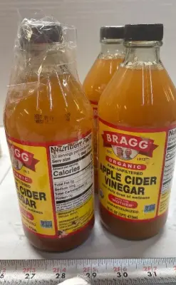 (4) Apple cider vinegar exp:2029