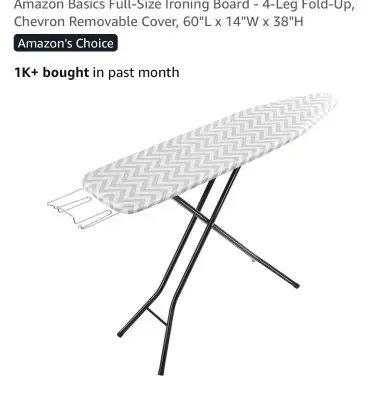 Full size ironing board