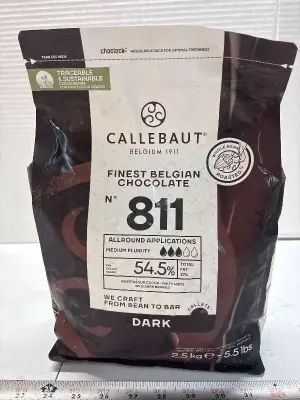 5.5LB Finest Belgian Chocolate Callets exp:05/27
