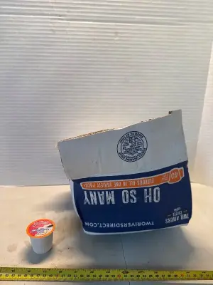 Butterscotch swirl ice cream flavored