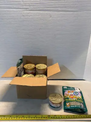 Catnip & fancy feast cat food jun-27