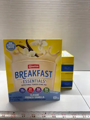(3) 10pk Carnation Breakfast Essentials French vanilla exp:06/26
