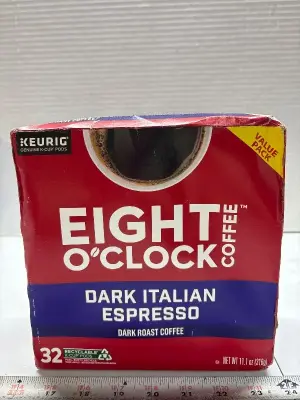 32ct Eight O’clock dark Italian espresso exp:07/26