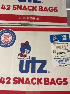 (2) 42ct UTZ potato chips