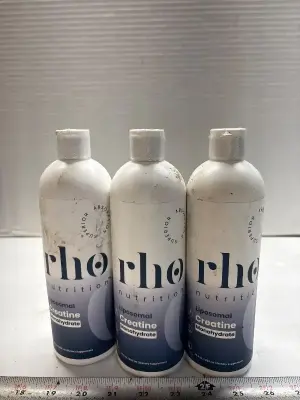 (3) Rho Liposomal Creatine Monohydrate exp:09/27