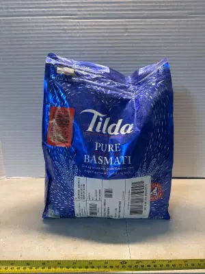 Basmati rice grains