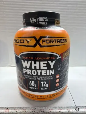 3.9Lb Body fortress Whey Protein exp: 06/27