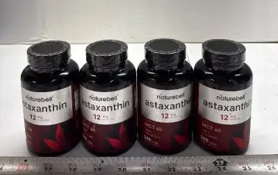 (4) 240 Astaxanthin 12mg exp:11/27