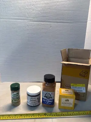 Almonds, beef rub sumac & seasoning