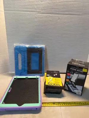 Phone mount tempered glass tablet cases