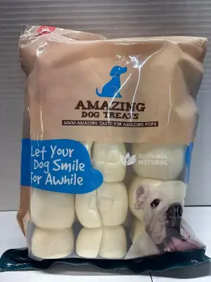 The amazing dog treats chews exp:12/27