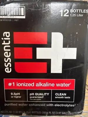12pk Essentia 1.25L waters
