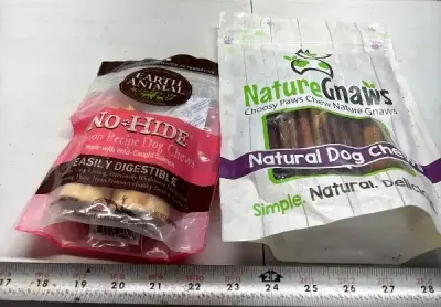 Nature gnaws and no hide dog chews