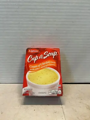 6ct 4 pack cupasoup cream of chicken flavor bb 09/12/2026